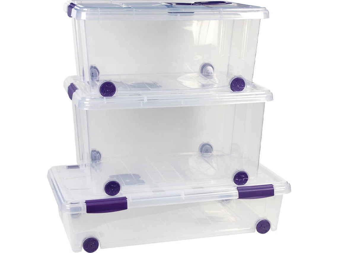 Caja Ordenacion Con Ruedas 30L Modelo Ricordi 73X41X18Cm