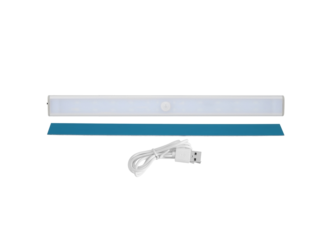 Lámpara LED 2026 con sensor de movimiento para armarios, alacenas y roperos, recargable por USB, 24 chips LED.