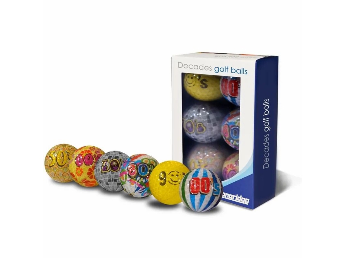 Pack de 6 Bolas para Golf LONGRIDGE Multicolor (Tu)