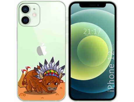 Carcasa iPhone 12 Mini (5.4) TUMUNDOSMARTPHONE Bufalo Multicolor
