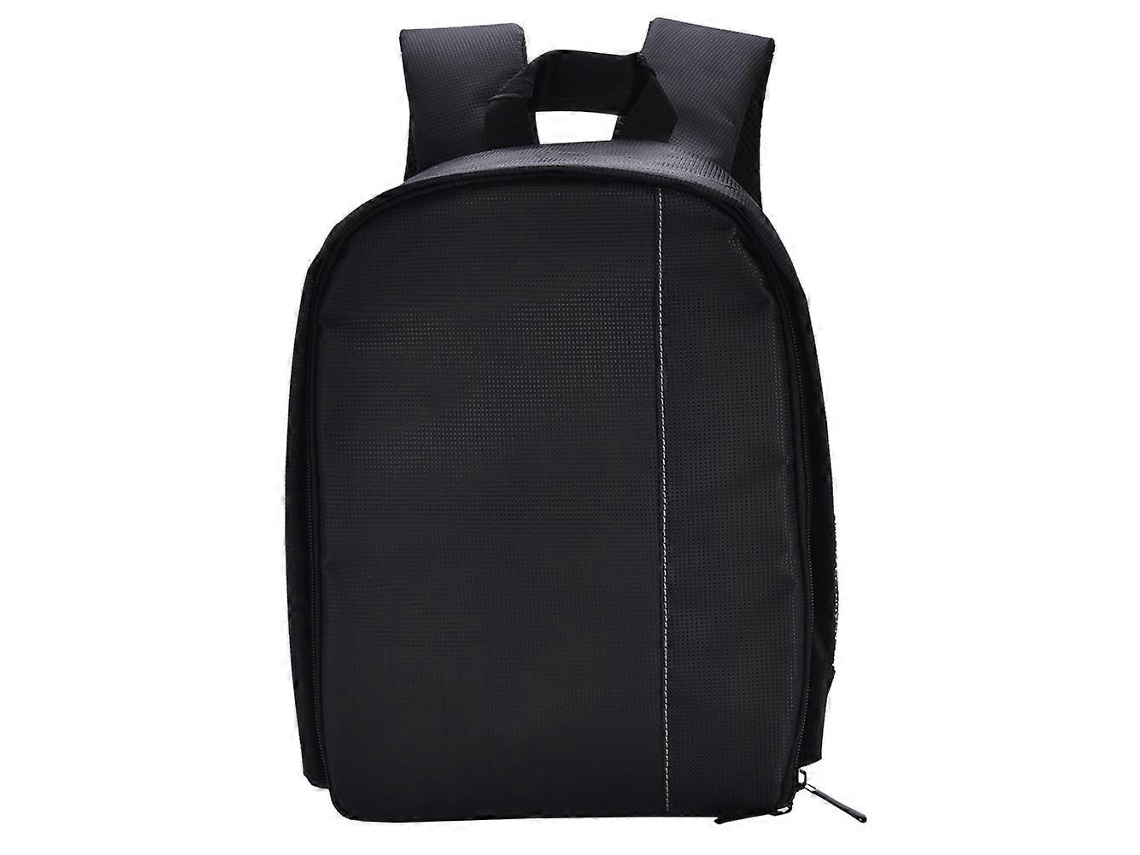 Mochila acolchada Facpoet para cámara DSLR, resistente al agua y portátil (roja)