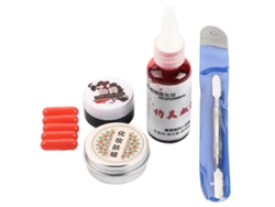 Set De Herramientas De Maquillaje Fx Para Heridas Falsas, Cicatrices Y Sangre De Halloween Profesional