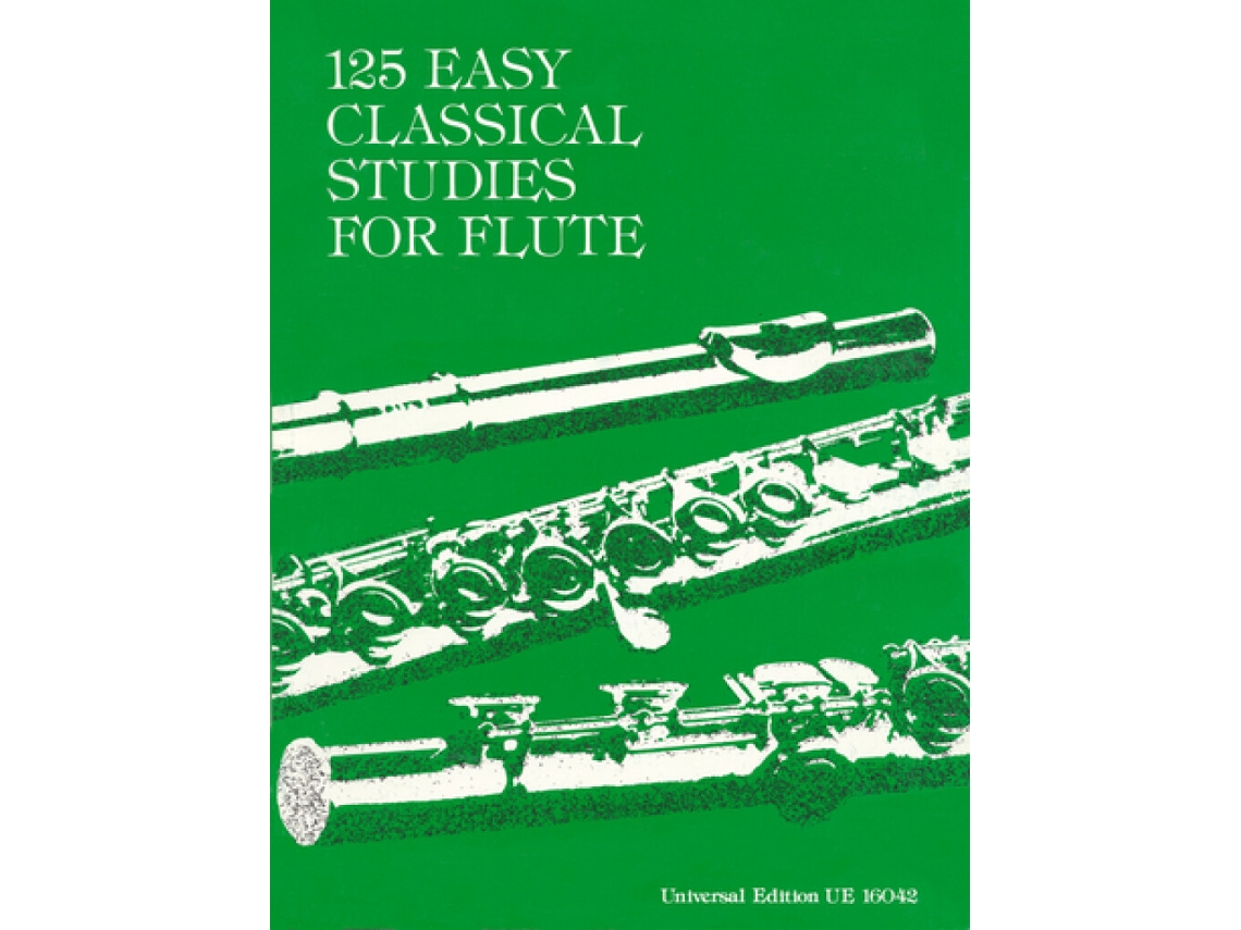 Libro de flauta: 125 estudios clásicos fáciles para flauta
