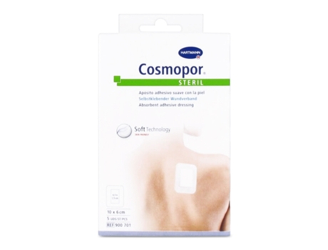 Apósitos HARTMANN Cosmopor Steril 10X6 cm 5 Unidades