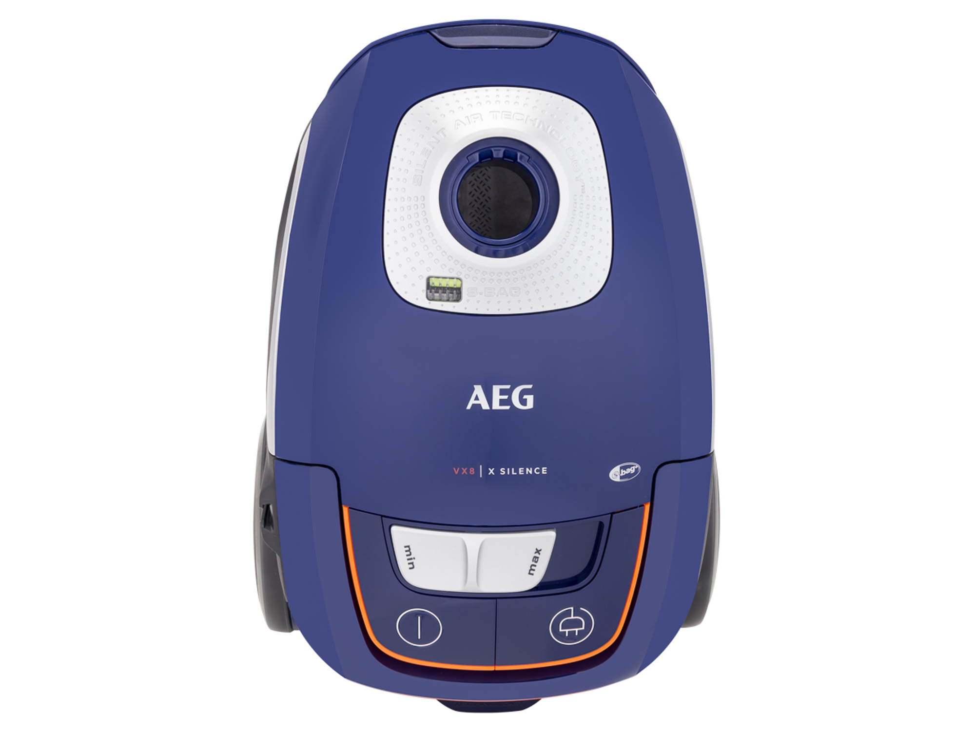 Aspirador con bolsa AEG VX8-3-DB-M X Silence (A+ - 61 dB - Bolsa de polvo: 3.5 L)