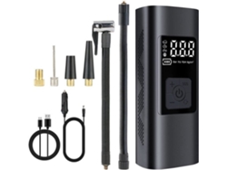Mini compresor portátil de 6000Mah, Inflador de neumáticos de coche, bomba de bicicleta eléctrica de 150Psi con bomba de aire ligera Sos A62
