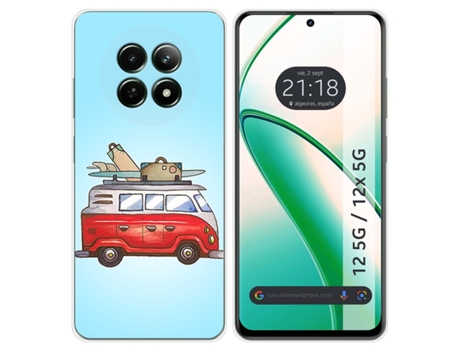 Funda Diseño Furgoneta para Realme 12 5G 12X 5G TUMUNDOSMARTPHONE Silicona Multicolor