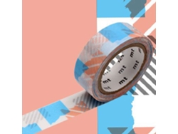 Cinta Adhesiva Azul y Rosa MASKING TAPE (1,5 cm X 7 m)