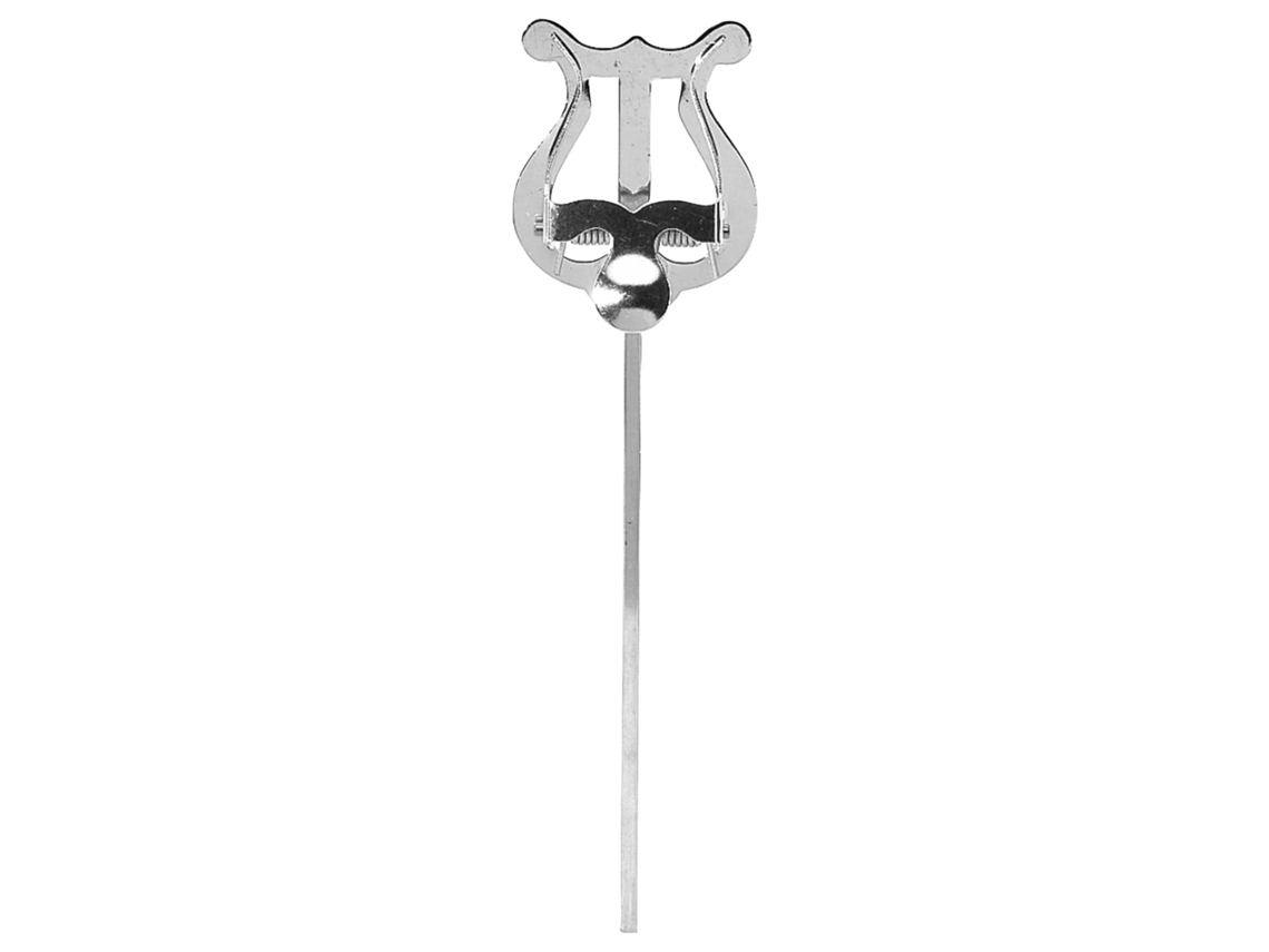 Soporte pequeño para lira de tuba de 14 cm, níquel GEWA