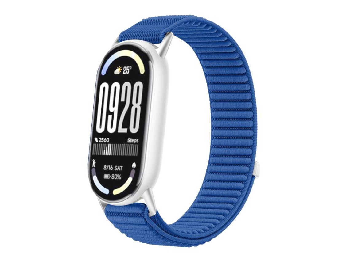 Correa para Xiaomi Smart Band 10/9/8 - Nylon trenzado - Cierre de velcro