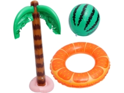 Árbol Inflable Para Decoración De Fiestas Tropicales Hawaianas, Flotador Para Piscina Y Playa
