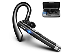 Auriculares Bluetooth 5.1 Con Micrófonos Duales Y Cancelación De Ruido Cvc 8.0, Color Negro.