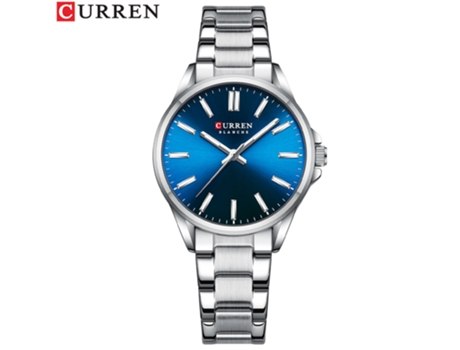 Relojes De Pareja Correa De Acero Relojes De Hombre Relojes De Mujer De Moda Relojes De Cuarzo De Negocios-Mujeres Azules LUUCOZK