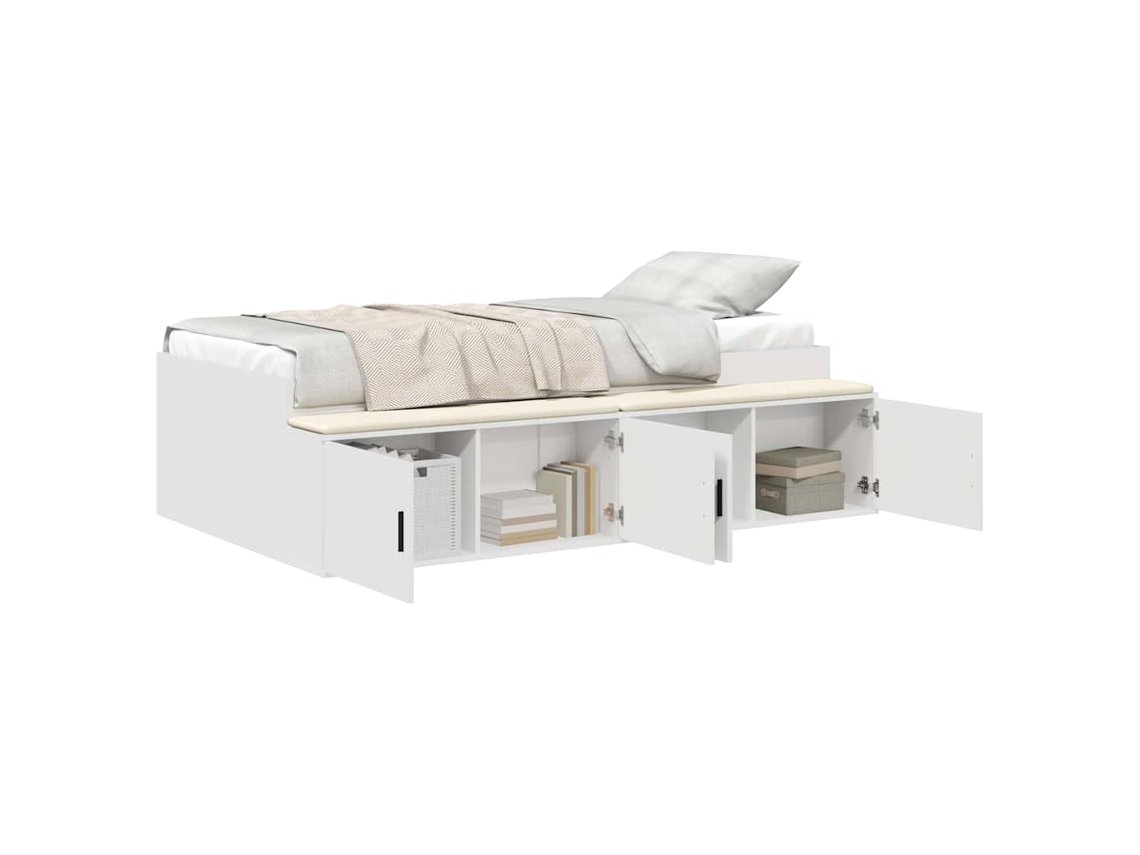 Maison Exclusive - Estructura De Cama Con Cajón 80 X 200 Cm Madera Contrachapada