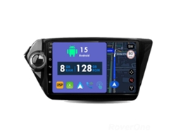 Coche Radio Android Auto Autoradio 8GB RAM 128G ROM CarPlay Navegación GPS Pantalla Táctil RoverOne para Kia Rio K2 2011 - 2015 