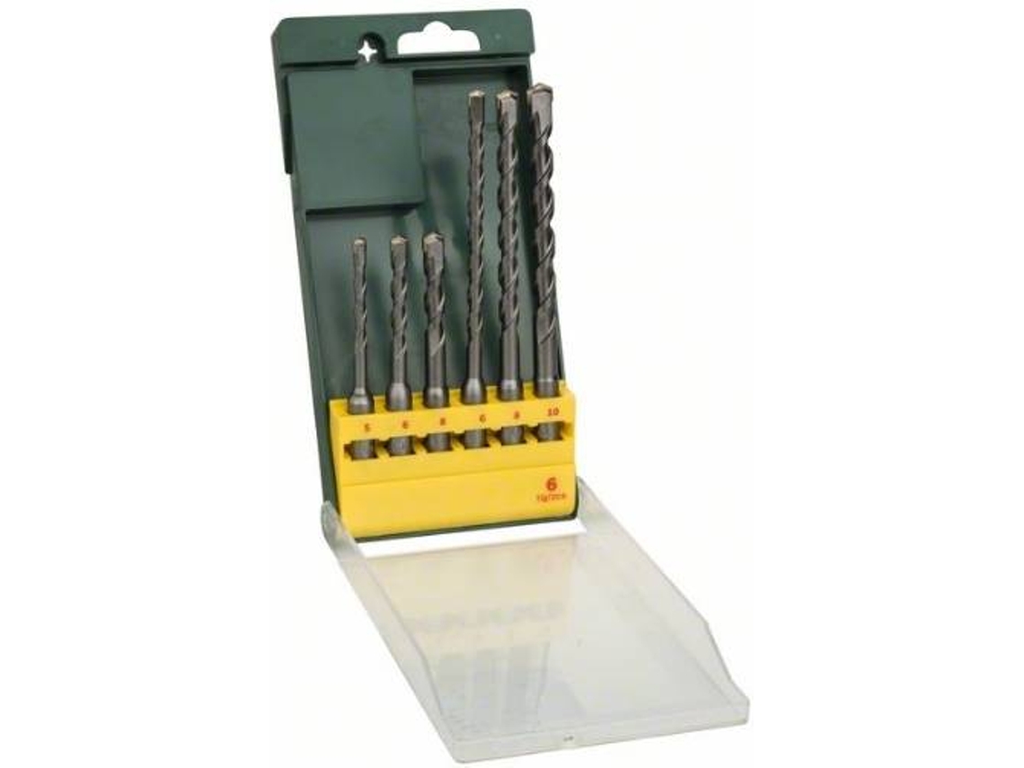 Conjunto de Brocas para Martillo BOSCH Sds Plus - 6 Piezas