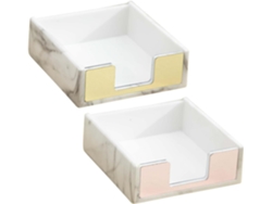 Caja De Almacenamiento De Acrílico Para Encimera De 2 Piezas