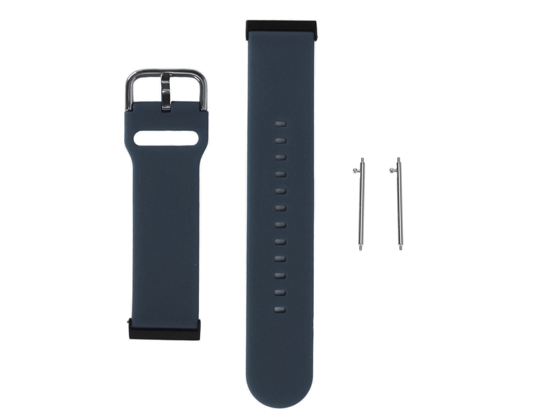 Correa De Silicona Ajustable Para Suunto 7, Spartan Hr Baro Y D5i - Azul Oscuro