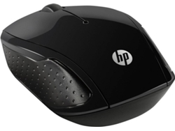 Ratón HP HP 200 (Inalámbrico - Regular - 1300 dpi - Negro)