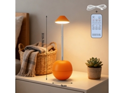 Luz Nocturna Led Ajustable Con Usb, Para Usar Junto A La Cama. Naranja. Czhhmart