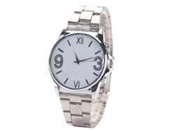 Reloj De Pulsera Sencillo E Informal Para Mujer Yolako Con Esfera Redonda, Cuarzo Rojo Y Aleación.
