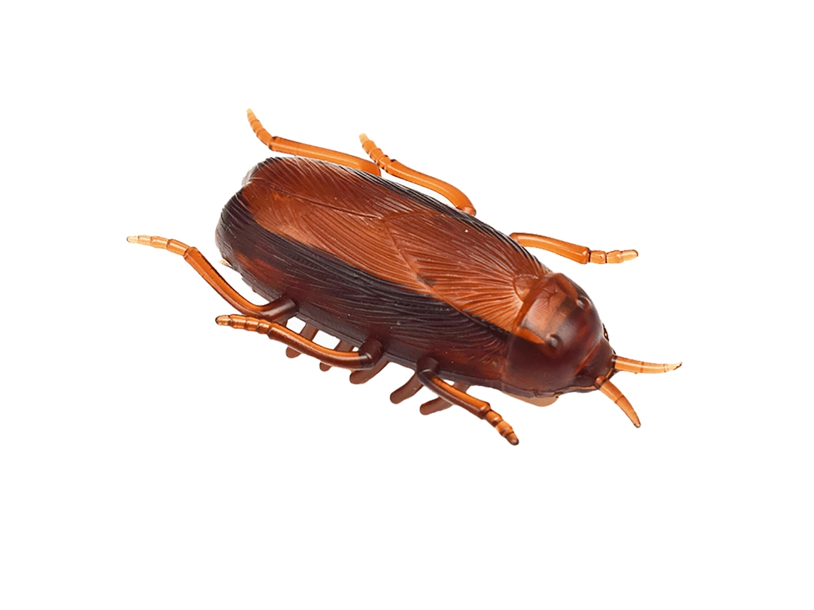 Cucaracha de juguete electrónica de plástico ATS con vibración, batería y alta simulación de una cucaracha falsa.