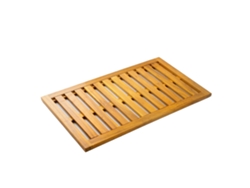 Alfombrilla De Ducha Antideslizante De Madera De Acacia, 91x51 Cm, Para Baño, Spa O Piscina.