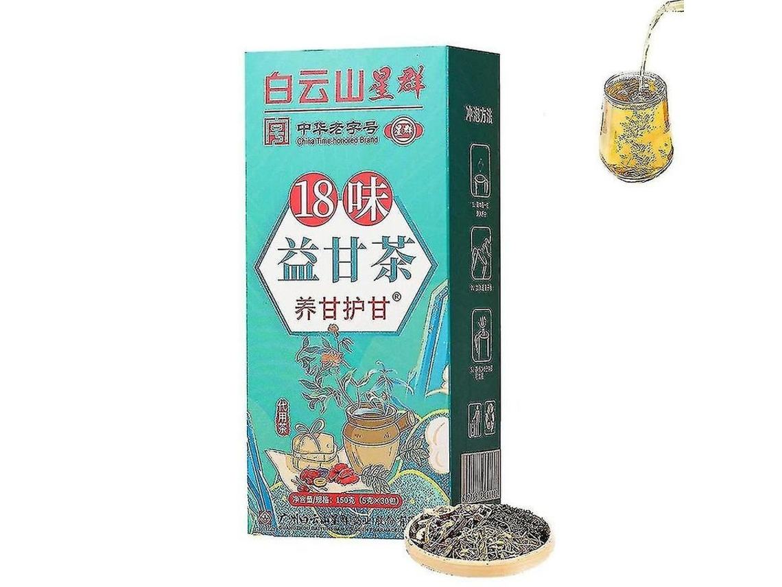 Té Para El Cuidado Del Hígado, 18 Sabores, 30 Bolsitas. Ayuda A Combatir El Daño Hepático Causado Por Sustancias Químicas Y El Estreñimiento.