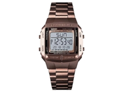 Reloj de pulsera digital multifuncional Skmei 1381 para hombre, ideal para actividades al aire libre, negocios y deportes, con luz nocturna y resistente al agua.