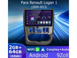 Gps Rádio Android Para Renault Logan 1 2009 2013 Android 15 Wifi Integrado 64gb Bt