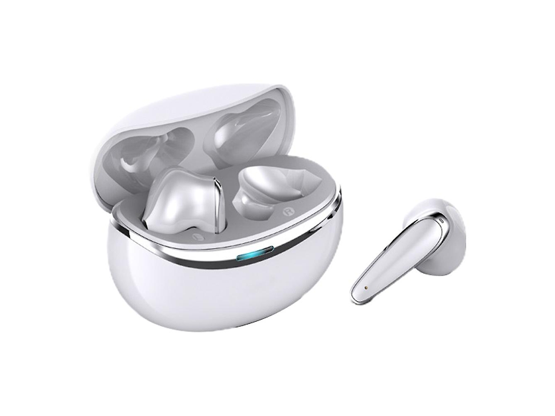 Auriculares Bluetooth True Wireless Auriculares 5.2 para deportes Noise Cancelling blanco
