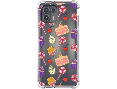 Carcasa Motorola Edge 20 Lite TUMUNDOSMARTPHONE Dulces 01 Multicolor