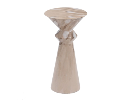 Mesa auxiliar Beige Hierro 34 x 34 x 64,5 cm