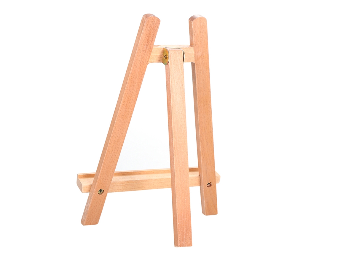 Mini Caballete De Mesa De Madera De Haya Para Exhibir Pinturas, Fotos Y Cuadros.