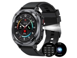 Reloj Inteligente Yizhood Con Pantalla Hd De 1,39 Pulgadas, Monitoreo De Salud, Más De 100 Modos Deportivos, Llamadas Bluetooth (negro)