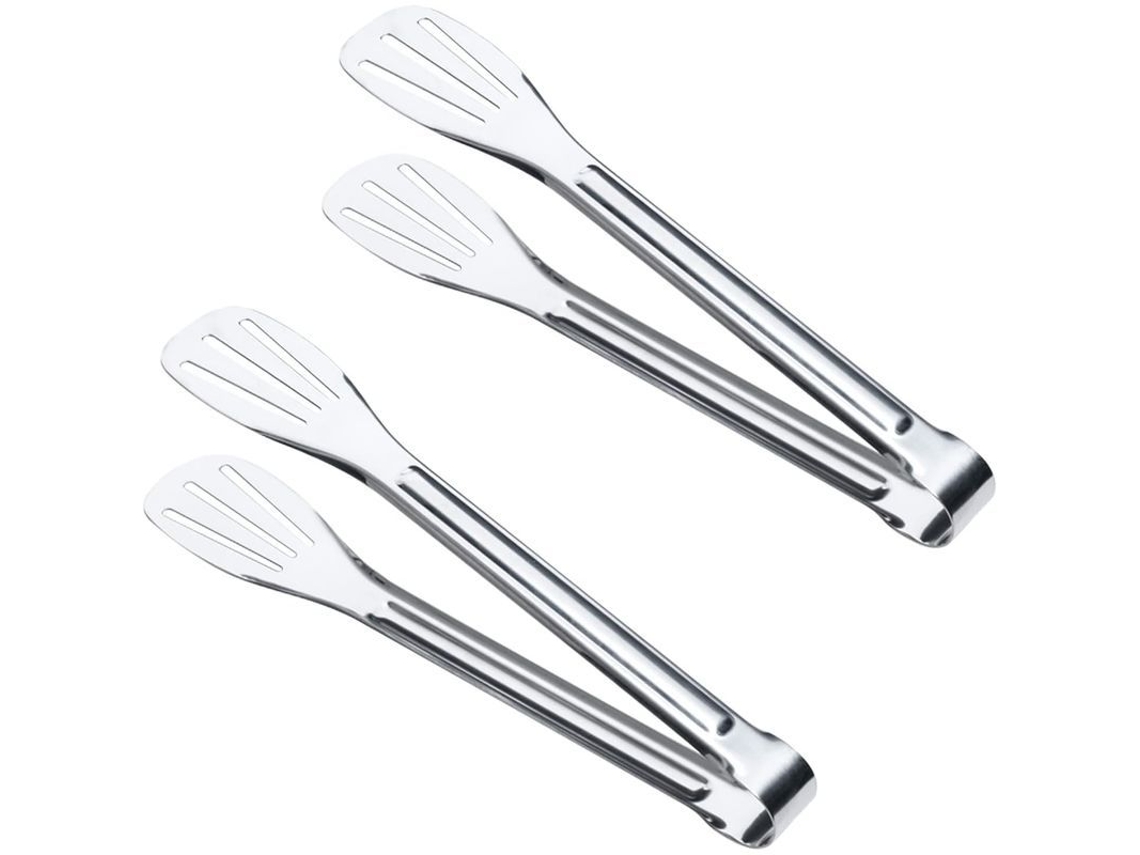 2 Pinzas De Acero Inoxidable 304 7 Pulgadas Para Comida, Barbacoa, Ensaladas Y Cocina
