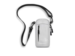 Bolso bandolera para mujer con correa para móvil, cartera, bolso de hombro para hombre, gris, estilo 2