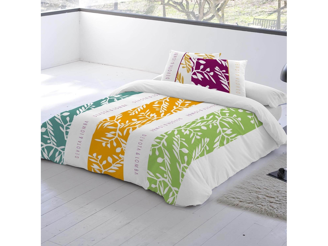 Funda Nórdica Estampada Cama 135 Algodón Extra Suave Fabricado En España Vir DEVOTA & LOMBA