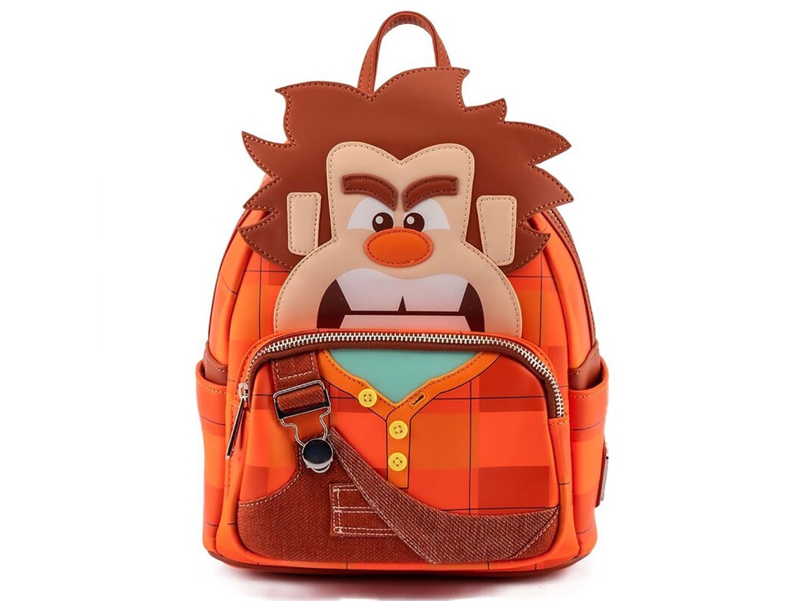 Mochila Unisex LOUNGEFLY Destrua ralph cosplay wreck-it 26 cm (Vermelho - Tamanho Único)
