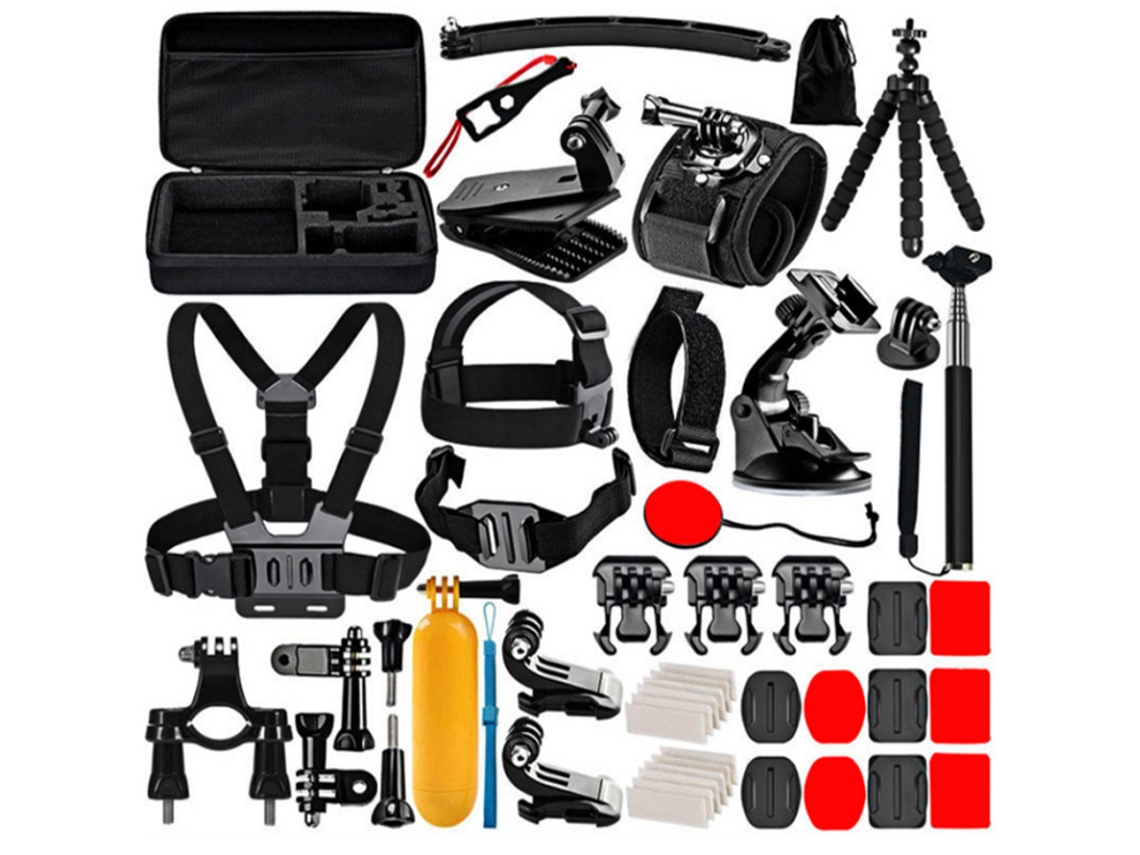 Kit de accesorios 50 en 1 para cámaras de acción