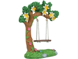 Muebles Para Jardín De Hadas: Resina Para Uso Interior, Columpio Miniatura Para Jardín De Hadas, Estatuas Compactas