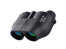 Binoculares 10x25 con enfoque completo, minitelescopio portátil HD de alta potencia, regalo para niños, Yizhood (negro)