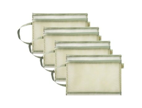 Cremallera De Malla Bolsa De Almacenamiento De Archivos Bolsa De Archivo De Malla Escolar Llevar Suministros Para Libros, Verde ZMDECQNA