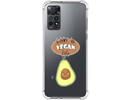 Carcasa Xiaomi Redmi Note 11 Pro TUMUNDOSMARTPHONE Dibujos Antigolpes Vegan Life Multicolor