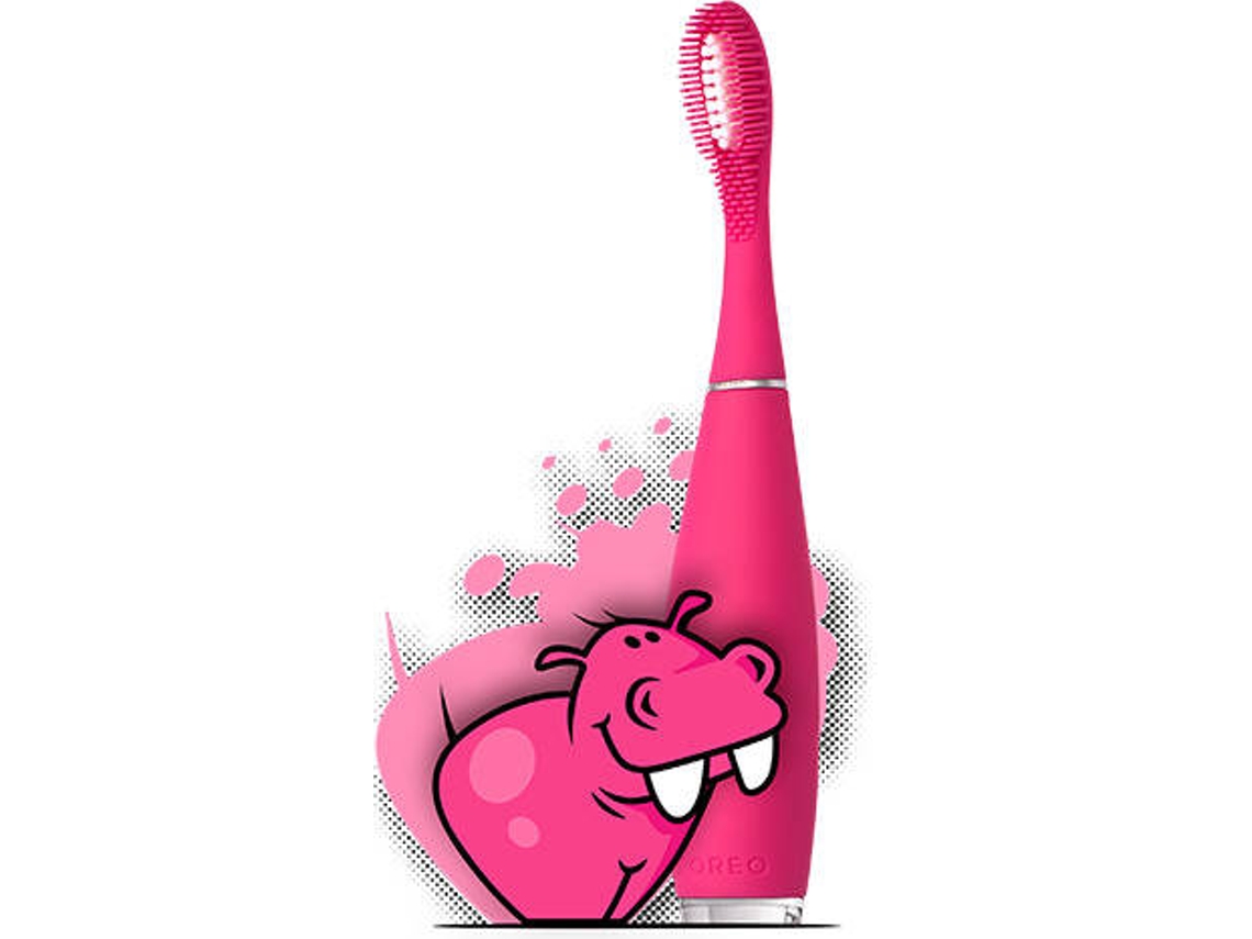 Cepillo de Dientes Eléctrico FOREO Issa Kids Hippo Rosa