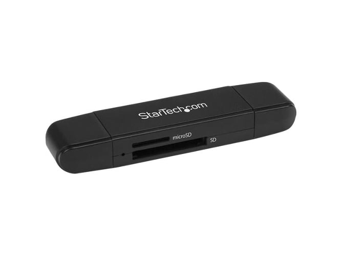 Lector de Tarjetas STARTECH.COM SDMSDRWU3AC USB 3.0 Type-A/Type-C Negro
