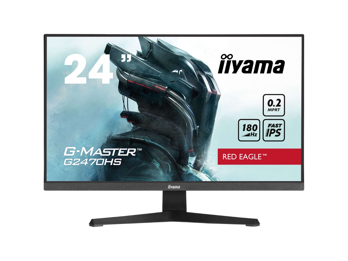 Monitor IIYAMA G2470HS-B1 (Negro - Full HD - Flicker free - 23,8" - Enchufe EU)