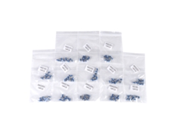 Kit De 130 Resistencias De Potenciómetro Variable, 13 Valores, 100ω-500kω, Con Estuche.