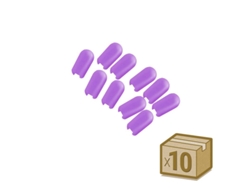 Tapa Neon Silicona 6X12mm Color Violeta Interior Pack 10Pcs LEDBOX