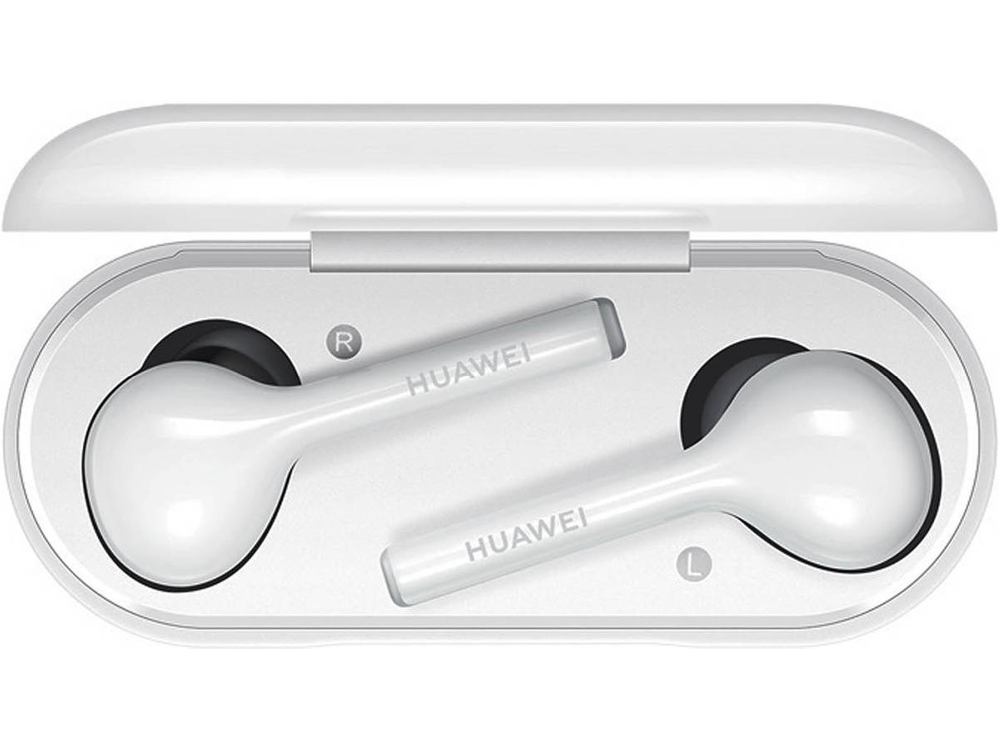 Auriculares Bluetooth True Wireless HUAWEI Freebuds (In Ear - Micrófono - Blanco)